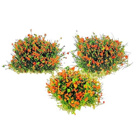 Het Försäljning Statiska Dekorationer Modell Sandbord Byggnad Layout Blomsterkluster Landskap Wargame Miniatyr Trädgård Dekor Grästuvor~01273