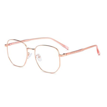 Anti-Blue Light Lasit Ylisuuret silmälasit ROSE GOLD ROSE GOLD