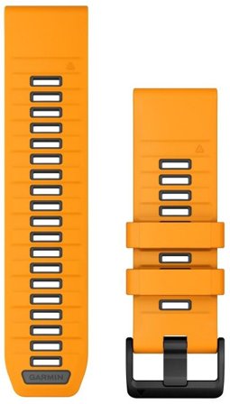 Garmin QuickFit 22 Watch Bands Spark Orange/Graphite Silicone