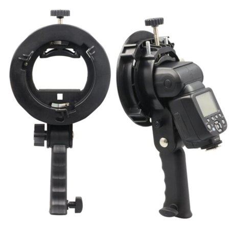 Håndholdt Grip Bowens S Mount Holder til Speedlite Flash Snoot Softbox