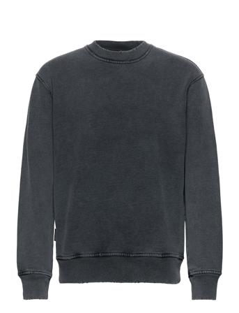 Distressed Crew Sweat-shirt Genser Grå HAN Kjøbenhavn*Betinget Tilbud