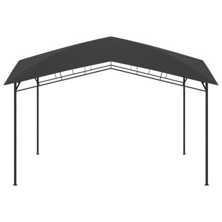 Vidaxl Paviljong 4x4x2,9 M Antracit 180g/m² Grå