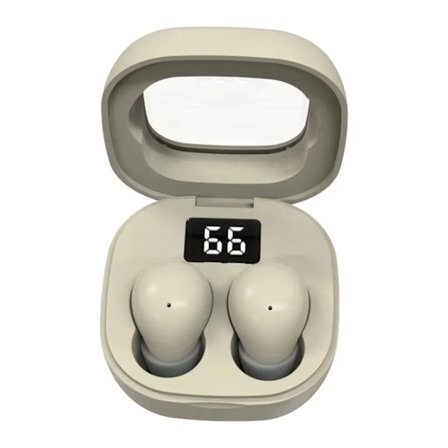 True Wireless Bluetooth Hörlurar SK19 In-ear Bluetooth Beige