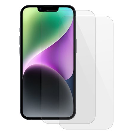 iPhone 15 Skärmskydd 0.2mm Härdat Glas 2-Pack