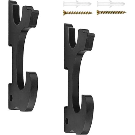 Pakke Katana Holder Veggmontert Katana Stativ 2 Lagers Sabelholder Kroker Tre Sverd Stativ for Rapir Laser Sabel Samuraisverd Demon Slayer W [DB]