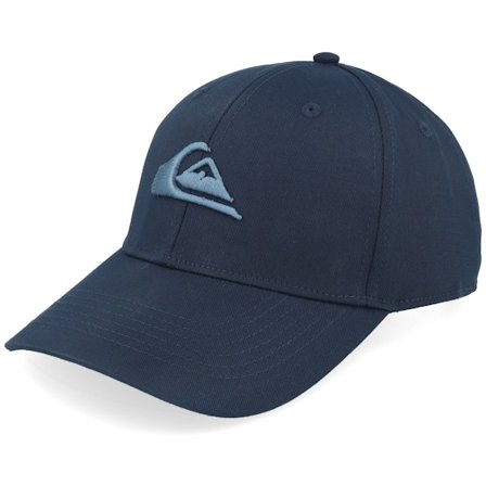 Quiksilver - Blå adjustable Caps - Decades Dark Navy Adjustable @ Hatstore