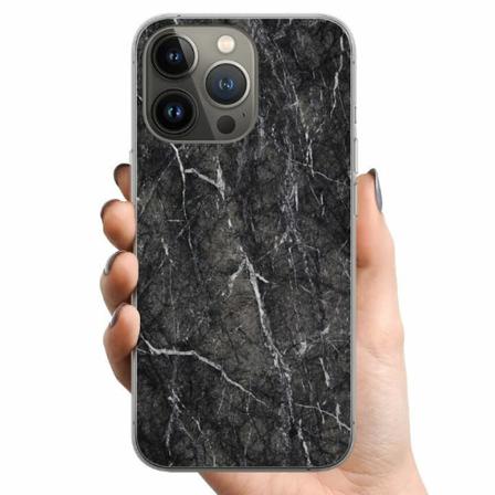 Apple Iphone 14 Pro Tpu Mobilskal Marmor Svart