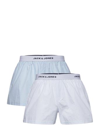 Jackayne Stripe Woven Trunks 2 Pack Ln Blue Jack & J S