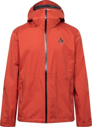 Black Diamond Men's Stormline Stretch Rain Shell Men rain jackets Red S