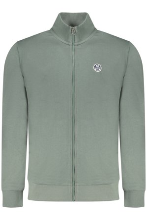 North Sails Felpa Con Zip Uomo Verde