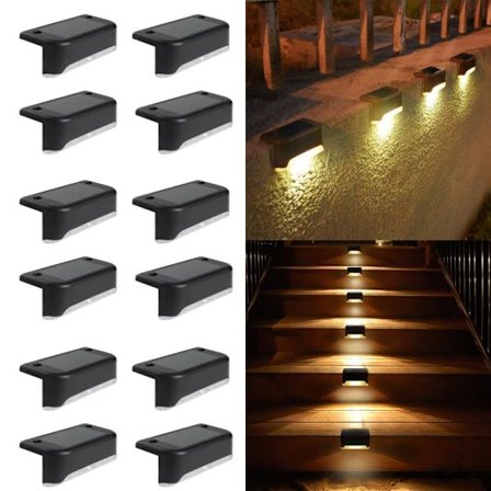 4/8/12/16-pak solcellelamper – vandtætte LED-lamper til have, hegn, trappe & terrasse