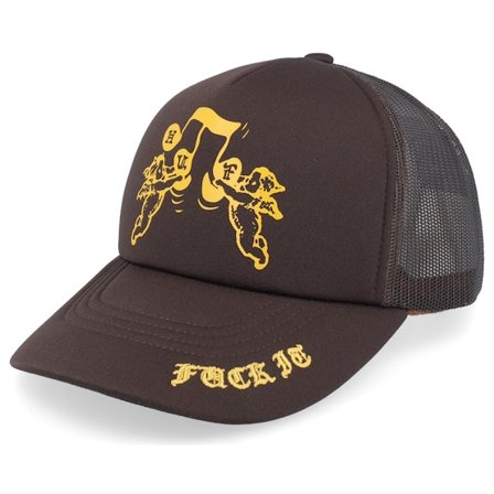 HUF - Ruskea trucker Lippis - Song Hat Brown Trucker @ Hatstore
