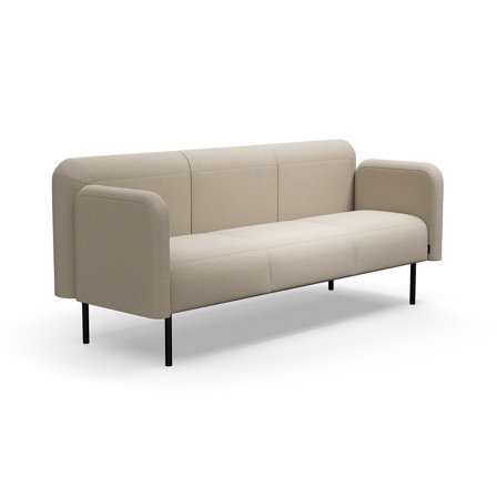 Sofa VARIETY, 3-Sitzer, Stoff Pod CS, sand