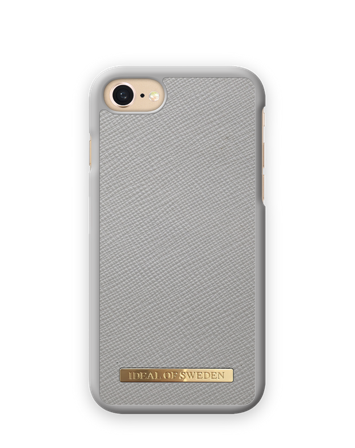 Saffiano Case iPhone 7 Light Grey