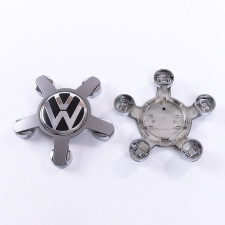 Lämplig för Volkswagen 5-klor navkapsel däcklogotyp 135mm (4 st)