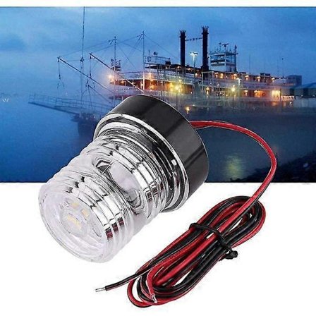 LED båt navigasjonslys 360 grader 12v marine yacht navigasjonsankerlampe