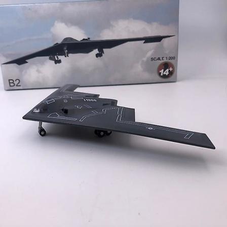 Diecast 1/200 skala B2 Usaf B-2a bombplan modell leksak för visning samling(A)