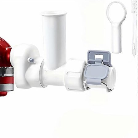 1 pakke, Pastamaskin-tilbehør for KitchenAid kjøkkenmaskiner med 6 forskjellige pastaformer, Slitesterke pastapresse-tilbehør kjøkken S (FMY)