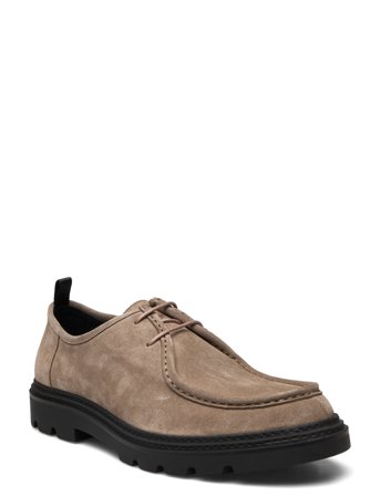 T23-4020 Båtsko Sko Beige TGA By Ahler*Betinget Tilbud