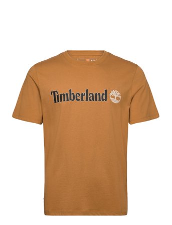 Timberland | Kennebec River Linear Logo Short Sleeve Tee Wheat Boot | L