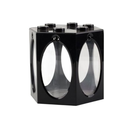 Betta akvarium byggesten Akvarium SORT OVAL OVAL