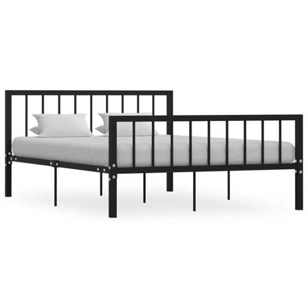 VidaXl Sängram I Svart Metall 140X200 Cm - Litenleker