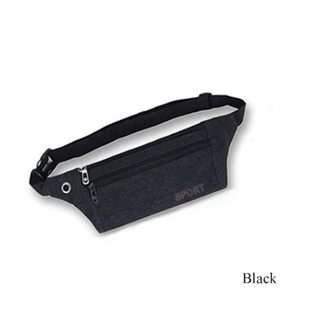 Midjeförpackningar Fanny Pack SVART - high quality