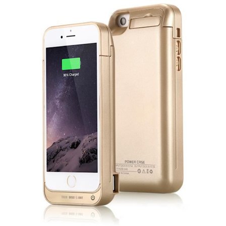Externt batteriskal - TECH DISCOUNT - TD - 4200mAh - Kompatibel med iPhone 5/5S/5C - Plug and Play
