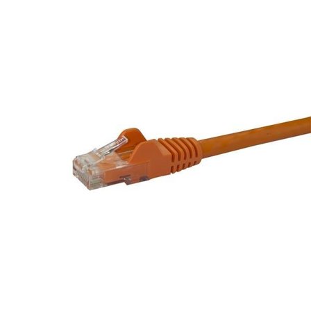 StarTech 7m CAT6 Ethernet Cable, 10 Gigabit Snagless RJ45 650MHz 100W PoE Patch Cord, CAT 6 10GbE UTP Network Cable w/Strain Relief, Orange, Fluke
