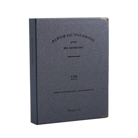 Minivalokuva-albumi, jossa 120 taskua Black