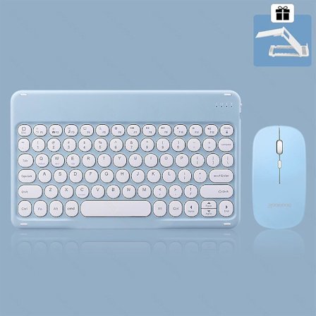 Ipad Keyboard And Mouse Combo, Wireless Bluetooth Keyboard