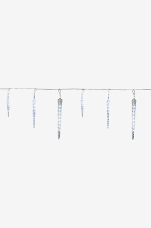 Star Trading - Istappsslinga Gelido 23,5cm - Transparent - Ljusslingor - Från Homeroom