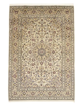 Keshan Rug 197X297 Brown/Orange Wool, Persia