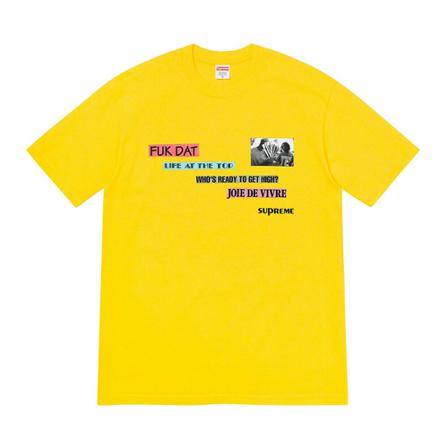 Supreme T-Shirts Gul, Herre