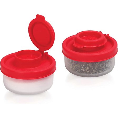 Små salt- och pepparkar för resan - mini salt- och pepparkar set, 2-pack