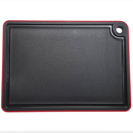 Daloplast Leikkuulauta, 35x25 cm, musta/punainen