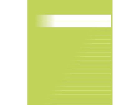 Skrivhäfte 17x21cm linj. 8,5mm ljusgrön - Lyreco - Skola och förskola - Förbrukning skola häften - Skrivhäften