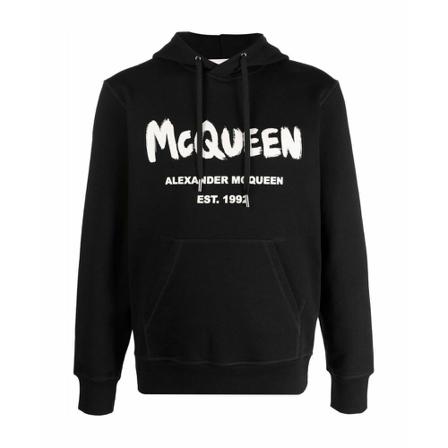 Alexander McQueen Sweatshirt Sort, Herre Hættetrøjer