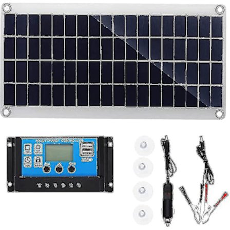300w 12v Solpanel Kit Batterioplader 300 Watt 12 Volt Off Grid System Med 10a-60a Controller-hy