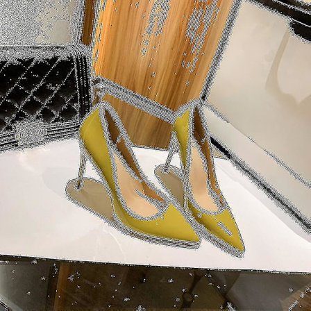 Sexiga rödbottna dampumpar - tunna högklackade skor med spetsig tå (6cm/8cm/10cm) - Perfekt för bröllop