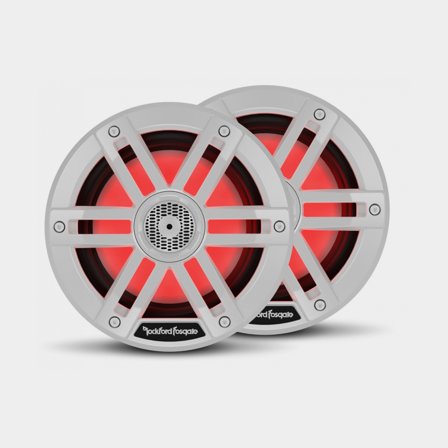 Marine speaker Rockford Fosgate M1, 6.5", 300 W, white, for flush mounting, 2-pack