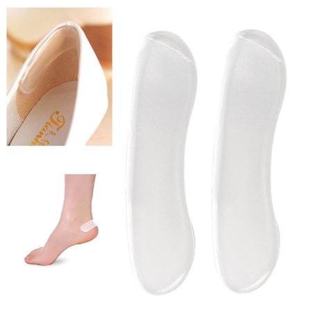 Gel hælbeskyttelse for sko | Selvklebende hælputer Skoinnlegg