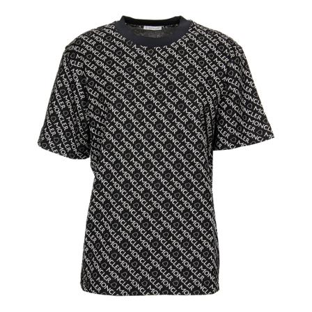 Moncler, T-Shirts Zwart, Dames, Maat:L