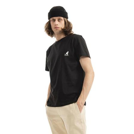 Kangol, T-Shirts Czarny, Mężczyzna, Rozmiar: M