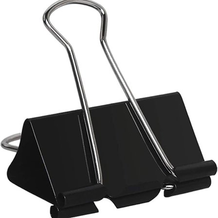 Foldback-klemmer Bindeklemmer Metall Foldback-klemmer Metallklemmer for papir