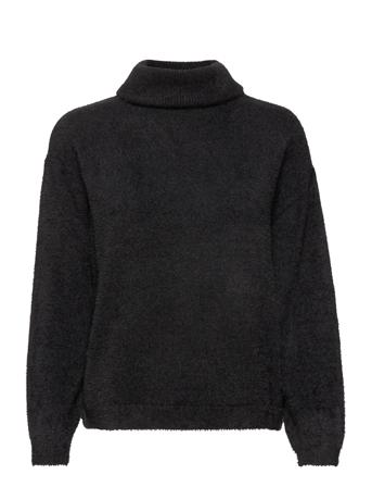 Vilajuli Rollneck L/S Knit Turtleneck Polotröja Svart Vila