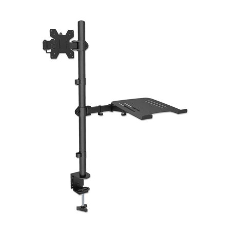 Manhattan MH Desktop Combo Mount with Monitor Arm and Laptop Stand