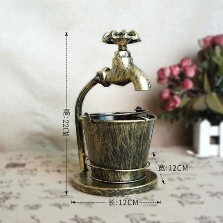 Askebæger Jern Kran Fugl Hjorte Hoved Vandhane Kylling Klo Form Bar Fotografiske Ornamenter Faucet style 12*12 * 23.5CM error