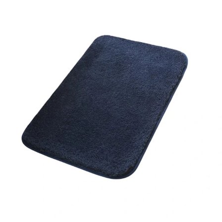 Badrumsmatta, halkfri, supermjuk, absorberande badrumsmatta i mikrofiber, fluffig och tjock 40x60 cm Marinblå