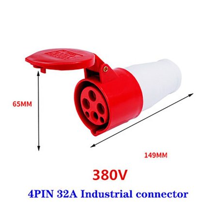Industrial Plug and Socket -liitin 32A 32A